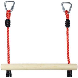 Kinderen Obstakels Ring Aap Pole Set Outdoor Fysieke Training Combinatie Speeltoestellen Draagbare Slackline Bar Kit rood