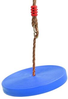 Kinderen Opknoping Disc Touw Swing Ronde Plaat Tuin Achtertuin Gym Speelgoed Outdoor Entertainment Accessoires Blauw