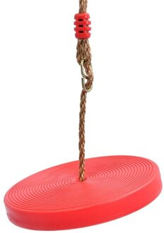 Kinderen Opknoping Disc Touw Swing Ronde Plaat Tuin Achtertuin Gym Speelgoed Outdoor Entertainment Accessoires Rood