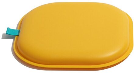 Kinderen Opslag Kruk Speelgoed Opbergdoos Verdikte Cartoon Antislip Schoen Veranderende Rubber Kruk Baby Plastic Bankje kleine Kruk Lid geel