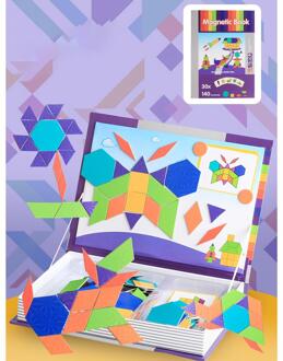 Kinderen Plezier Magnetische Puzzel Cartoon Magneet Puzzel Game voor Hersenen Ontwikkeling Festival voor Halloween Kinderen Speelgoed jigsaw puzzle