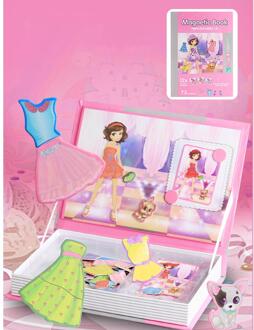 Kinderen Plezier Magnetische Puzzel Cartoon Magneet Puzzel Game voor Hersenen Ontwikkeling Festival voor Halloween Kinderen Speelgoed Princess dressup