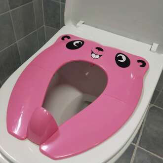 Kinderen Potty Baby Toiletbril Wc Training Badkamer Wc-bril Draagbare Cover Kinderen Potje Baby Toiletbril Wc T roze