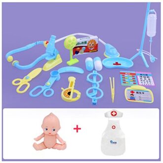 Kinderen Pretend Play House Toy Set Pretend Doctor Simulatie Clinic Apparaten Opbergdoos Kids Educatief Speelgoed 19stk 002 reeks