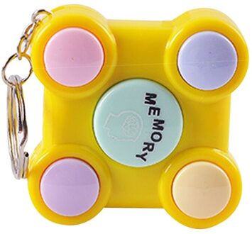 Kinderen Puzzel Game Breekt De Oneindige Geheugen Knop geel