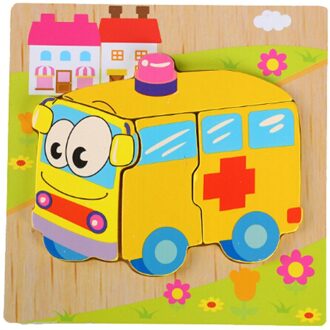 Kinderen Puzzel Hand Grijpen Puzzel Cartoon Houten Drie-Dimensionale Puzzel Speelgoed Interactieve Speelgoed Voor Kinderen Spelletjes Kind B