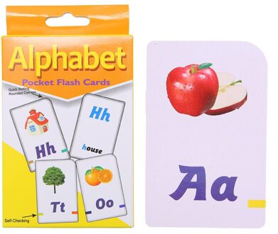 Kinderen Puzzel Nummer 123 Onderwijs Card Wiskunde Basisschool Abc Card Groep Engels Geletterdheid Kaart 52 cards ABC