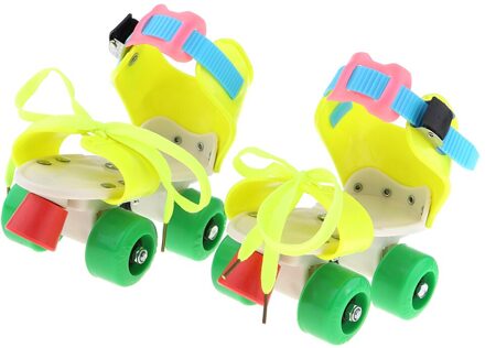 Kinderen Quad Rolschaatsen 4 Wielen Verstelbare Met Stoppen Wiel MULTI