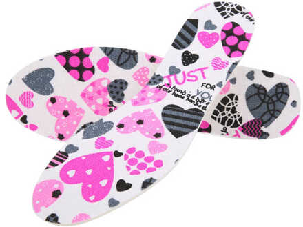 Kinderen Schoenzool Inserts 1 Paar Kinderen Schoen Binnenzool Ademend Latex Schoenzool Inserts Kinderen Schoen Pad Cut Gratis Grootte Love