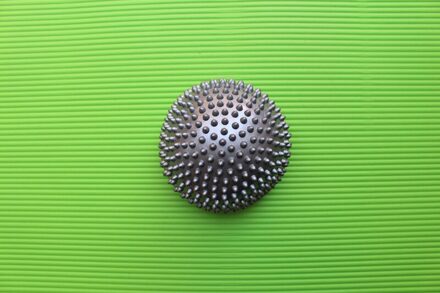 Kinderen Sensorische Integratie Training Bal Semi-Cirkelvormige Massage Mat Kid Balans Fitness Yoga Bal Training Tactiele Durian Bal grijs