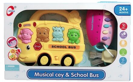 Kinderen Simulatie Stuurwiel Met Autosleutel Afstandsbediening Lichte Muziek Afstandsbediening Kinderen Speelgoed 02