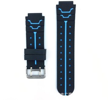 Kinderen Smart Horloge Vervanging Siliconen Armband Band Geschikt Voor Z5/S16/S15/Q12/Q12B Kids slimme Waaks Accessoires zwart blauw