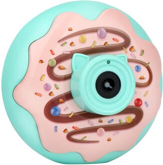 Kinderen Speelgoed Lichte Muziek Donut Bubble Camera Een-Knop Automatische Zeep Bubble Generator Hobby Verjaardag Speelgoed Voor Kinderen