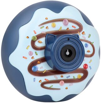 Kinderen Speelgoed Lichte Muziek Donut Bubble Camera Een-Knop Automatische Zeep Bubble Generator Hobby Verjaardag Speelgoed Voor Kinderen