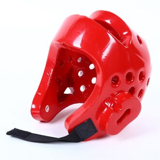 Kinderen Sport Accessoire Kickboksen Helm Hoofd Protector Taekwondo Helm Unisex Boksen Hoofdbeschermer Kungfu Hoofd Guard rood / XS