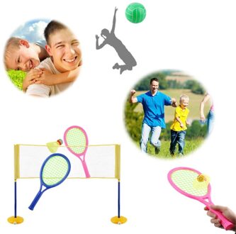 Kinderen Sport Pak, Badminton, Tennis, Volleybal 3 In 1 Pak, Strand Outdoor Speelgoed, ouder-kind Interactieve Racket
