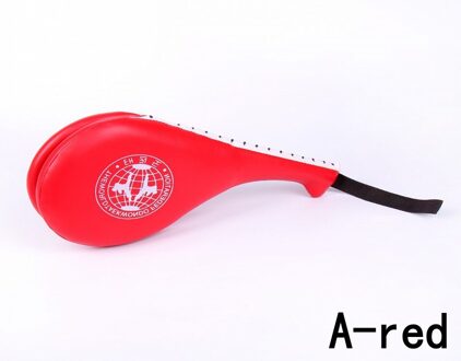 Kinderen Taekwondo Karate Focus Pad Pu Rebound Super Strakke Shi Spons Dubbele Kick Pad Doel Multifunctionele Training Doel 1 Pcs A-rood