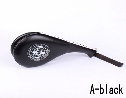 Kinderen Taekwondo Karate Focus Pad Pu Rebound Super Strakke Shi Spons Dubbele Kick Pad Doel Multifunctionele Training Doel 1 Pcs A-zwart