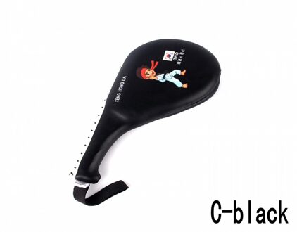 Kinderen Taekwondo Karate Focus Pad Pu Rebound Super Strakke Shi Spons Dubbele Kick Pad Doel Multifunctionele Training Doel 1 Pcs C-zwart