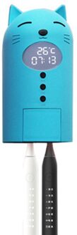 Kinderen Tandenborstel Uv Droger Usb Oplaadbare Punch-Gratis Smart Drogen Apparaat Zgood blauw