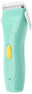 Kinderen Tondeuse Ultrastille Oplaadbare Kindje Tondeuse Volwassen Scheermes Keramische Blade Waterdicht Tondeuse groen