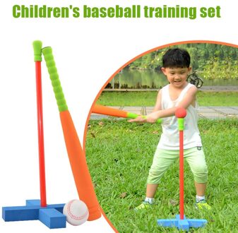 Kinderen Training Honkbal Zachte Rubber Baseball Set Veilig Voor Ouder-kind Interactie Student Outdoor ENA88