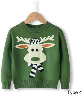 Kinderen Trui Herfst/Winter Ronde Hals Double-Layer Trui Cartoon Kinderkleding Jongen Dieptepunt v7L8 B / 120