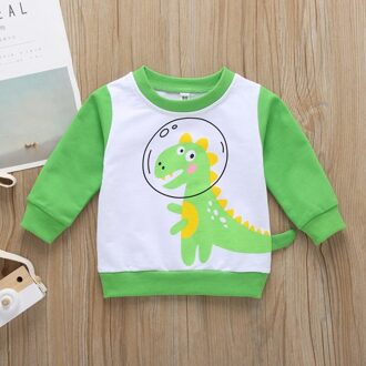 Kinderen Trui Jongen Meisje Cartoon Animal Dinosaurus Print Truien Baby Kleding Leuke Kids Lente Herfst Tops 90-18M