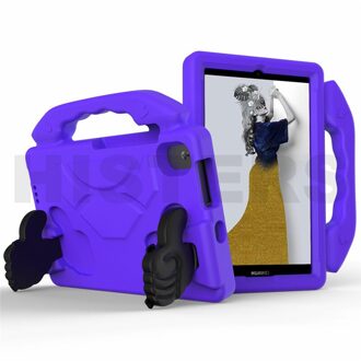 Kinderen Veilig Eva Shockproof Shell Voor Huawei Matepad T8 8 "Tablet Pc Model: kobe2-L03 Kob2-L09 Draagbare Kickstand Cover Case Paars