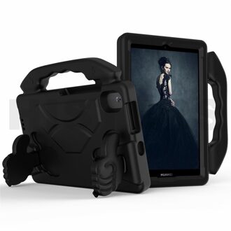 Kinderen Veilig Eva Shockproof Shell Voor Huawei Matepad T8 8 "Tablet Pc Model: kobe2-L03 Kob2-L09 Draagbare Kickstand Cover Case Zwart