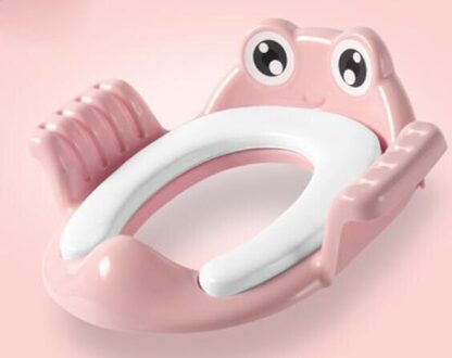 Kinderen veiligheid baby bescherming toiletbril stijl zachte kids wc draagbare potty seat Bruin