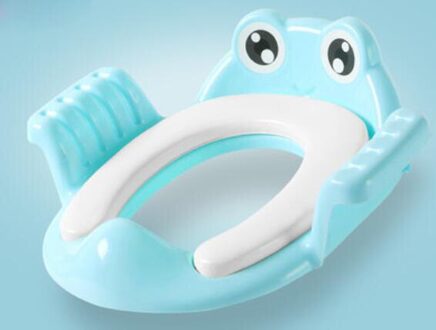Kinderen veiligheid baby bescherming toiletbril stijl zachte kids wc draagbare potty seat Goud