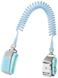 Kinderen Veiligheid Leash Harness Peuter Baby Kids Anti Verloren Pols Link Bescherming Trekkabel Met 360 Graden Draaibare Connector 2.5m