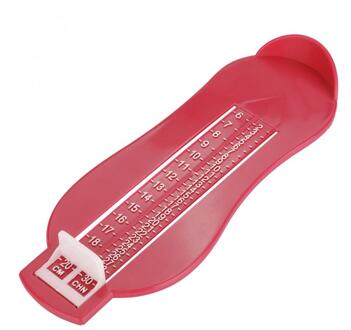 Kinderen Voet Maatregel Apparaat Schoenen Maat Gauge Meten Ruler Tool Infant Kid Voet Lengte Meten Heerser Baby Care Accessoires Bordeauxrood