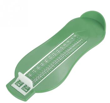 Kinderen Voet Maatregel Apparaat Schoenen Maat Gauge Meten Ruler Tool Infant Kid Voet Lengte Meten Heerser Baby Care Accessoires Groen