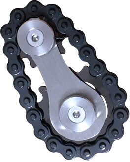 Kinderen Volwassen Reliver Stress Gyro Black Gear Chain Vingertop Tandwiel Vliegwiel Decompressie Speelgoed Antistress Zintuiglijke Fidget Speelgoed