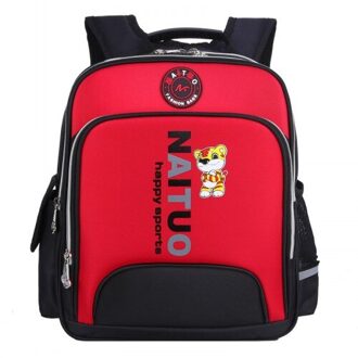 Kinderen Waterdichte School Rugzakken In Basisschool Rugzak Kind Meisjes Schooltas Voor Jongen Kids Satchel Mochila Infantil Zip Rood