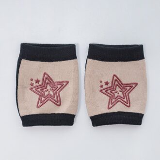Kinderen Zachte Anti-slip Elbow Kussen Kruipen Kniebeschermer Baby Peuter Baby Safe Katoen Kinderen Doek 0-3Y Beige