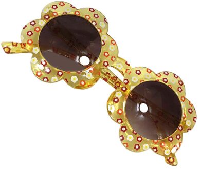 Kinderen Zonnebril Landelijke Stijl Bloem Gedrukt Ronde Lens Zon-Proof Slijtvaste Zonnebril