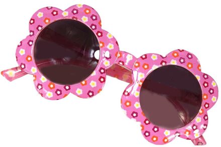 Kinderen Zonnebril Landelijke Stijl Bloem Gedrukt Ronde Lens Zon-Proof Slijtvaste Zonnebril