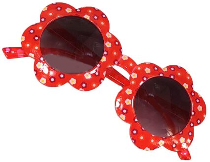 Kinderen Zonnebril Landelijke Stijl Bloem Gedrukt Ronde Lens Zon-Proof Slijtvaste Zonnebril