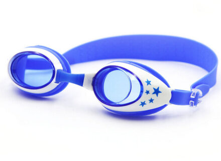 Kinderen Zwembril Een Stuk Anti-fog met Hard Case, Kids Duiken Bril voor Jongens & Meisjes Blauw