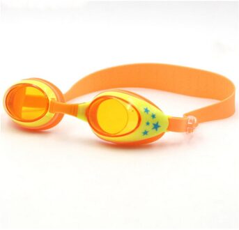 Kinderen Zwembril Een Stuk Anti-fog met Hard Case, Kids Duiken Bril voor Jongens & Meisjes Goud