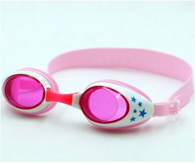 Kinderen Zwembril Een Stuk Anti-fog met Hard Case, Kids Duiken Bril voor Jongens & Meisjes Roze