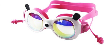 Kinderen Zwemmen Goggle Anti Fog Hd Duiken Bril Voor Zwemmen Brillen Geschikt Voor 5 Tot 12 Jaar Jongens Meisjes kind Roze