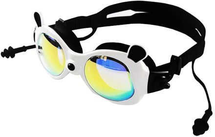 Kinderen Zwemmen Goggle Anti Fog Hd Duiken Bril Voor Zwemmen Brillen Geschikt Voor 5 Tot 12 Jaar Jongens Meisjes kind zwart