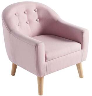 Kinderfauteuil roze 8621