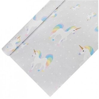 Kinderfeestje eenhoorn tafelkleden 120 x 500 cm