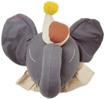 Kinderkamer Decoratie 3D Dier Hoofden Olifant Hoofd Muur Opknoping Decor Voor Kinderkamer Nursery Home Decor Baby Meisjes Kamer decor grijs