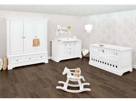 Kinderkamer Emilia 3-deurs extra breed Wit